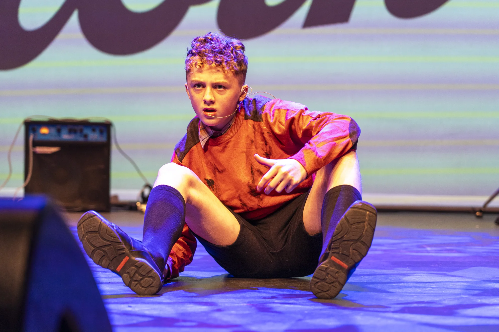 Blood brothers from play in Strule Arts