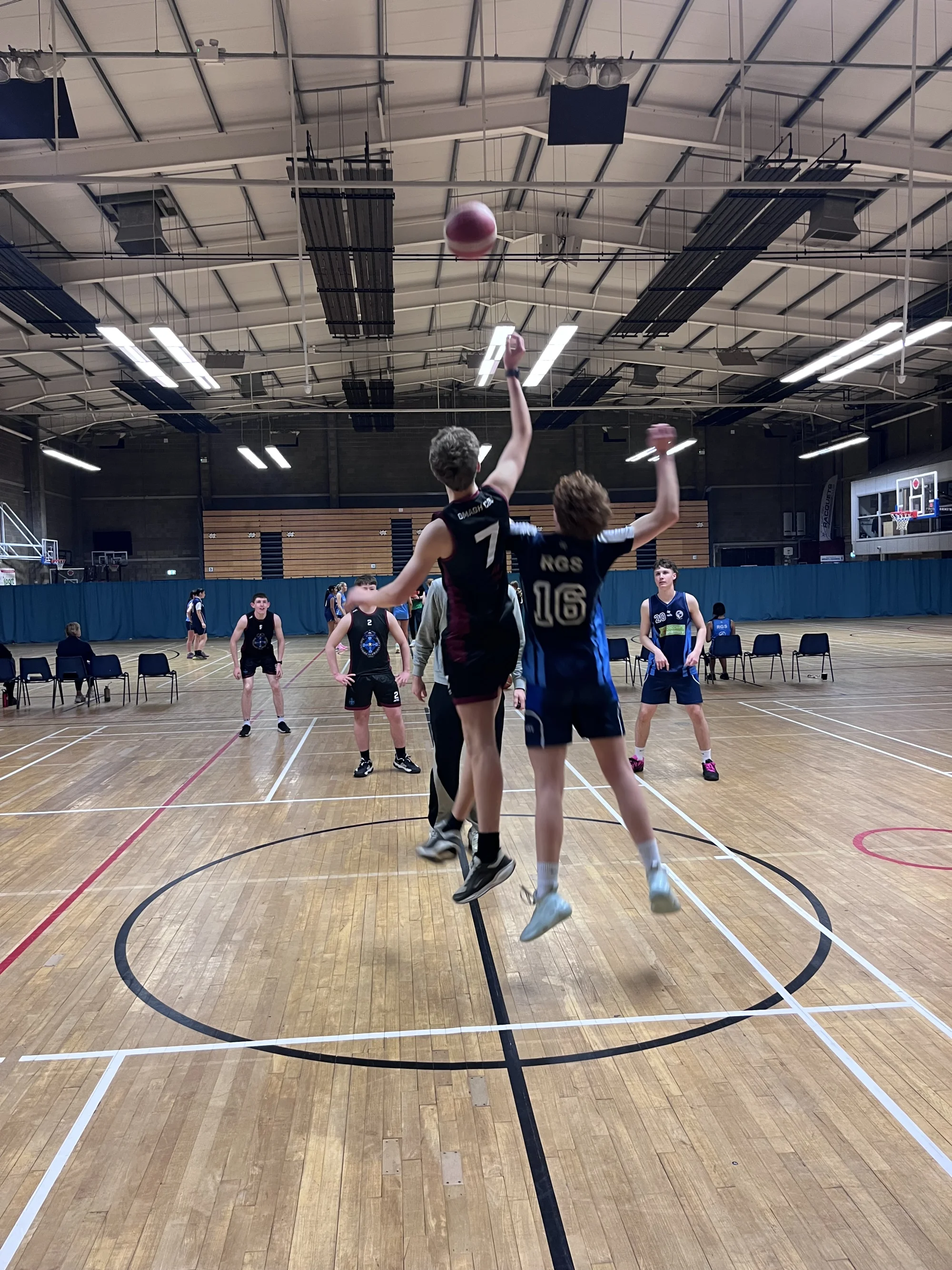 basket ball action